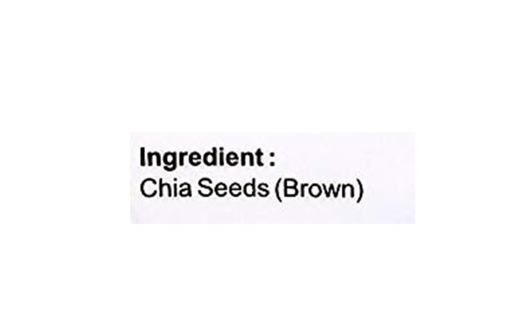 Jioo Organics Chia Seeds (Brown)    Pack  100 grams